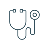 Stethoscope icon, Physical Exam, MoonStone Study, Multiple Sclerosis, MS 